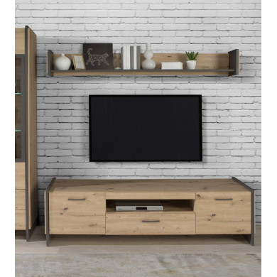 Mueble de TV de estilo industrial FRANK