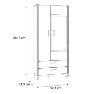 Vitrina alta industrial FRANK