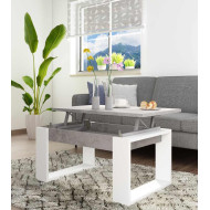 Mesa centro elevable RUBI estilo industrial | Cambia Tus Muebles