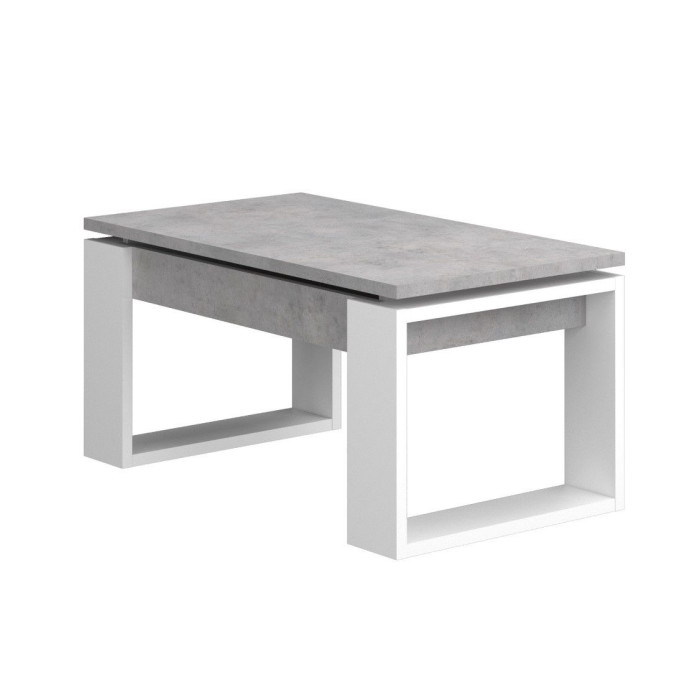 Mesa centro elevable RUBI estilo industrial | Cambia Tus Muebles