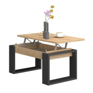 Mesa centro elevable RUBI estilo industrial | Cambia Tus Muebles