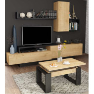 Mesa centro elevable RUBI estilo industrial | Cambia Tus Muebles