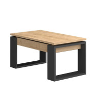 Mesa centro elevable RUBI estilo industrial | Cambia Tus Muebles