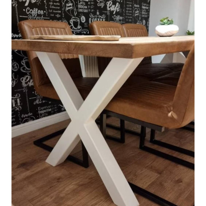 Mesa de comedor industrial DAREK pata X