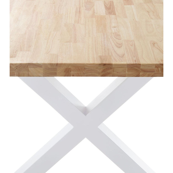 Mesa de comedor industrial DAREK pata X