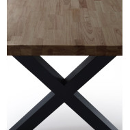 Mesa de comedor industrial DAREK pata X