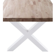 Mesa de comedor industrial DAREK pata X