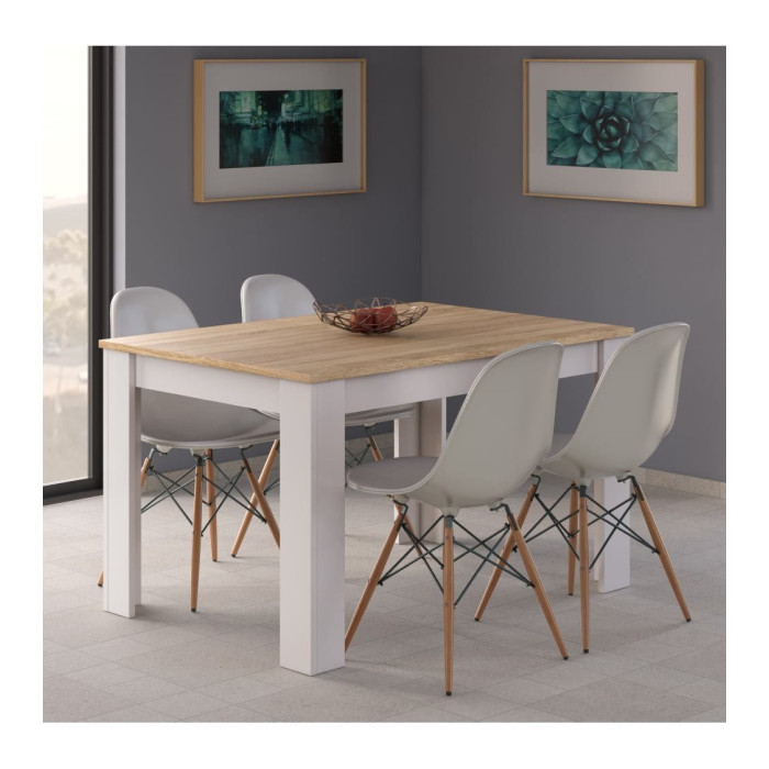 Mesa comedor extensible 140x90 cm KATIA