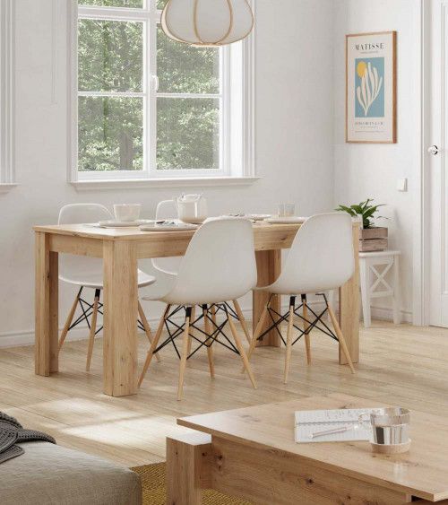 Mesa comedor extensible 140x90 cm KATIA