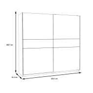 armario puertas correderas roble blanco oferta tarragona