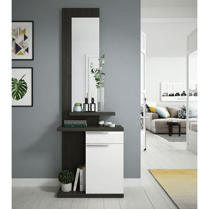 Mueble recibidor con espejo KENY
