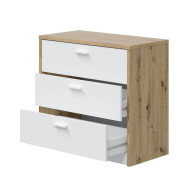 Cómoda 3 cajones con escritorio CORY