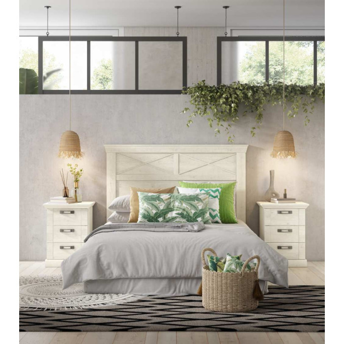 Mesita de noche 3 cajones KAREN