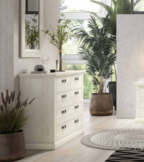 Cómoda 5 cajones dormitorio KAREN