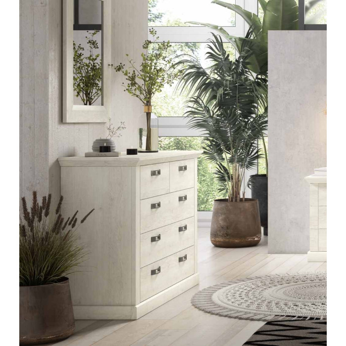Cómoda 5 cajones dormitorio KAREN