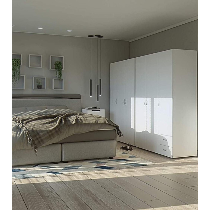 Armario 3 puertas + 2 cajones KALEB