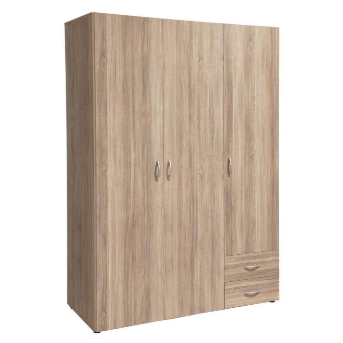 Armario 3 puertas + 2 cajones KALEB