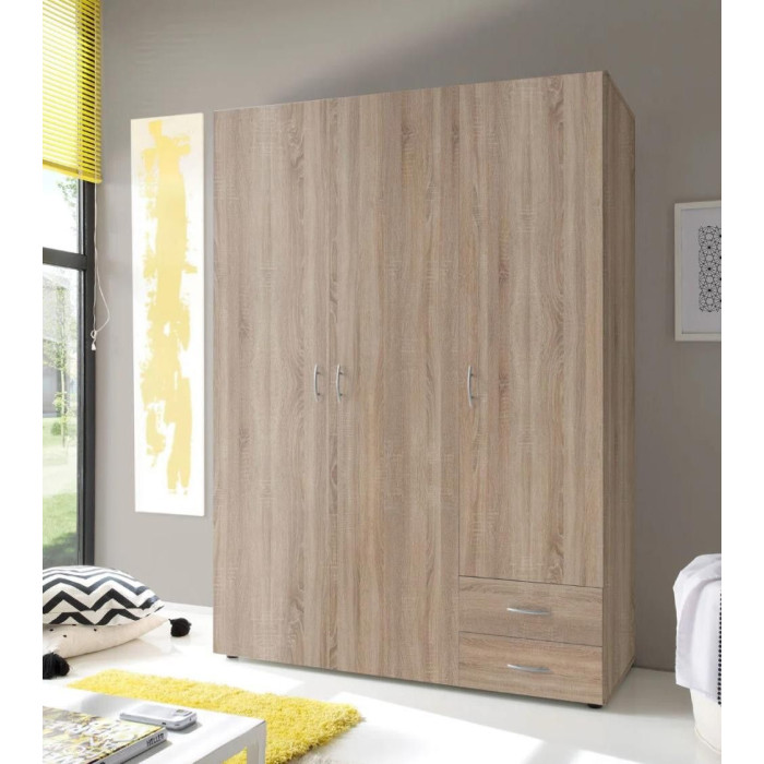 Armario 3 puertas + 2 cajones KALEB