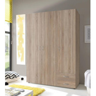 Armario 3 puertas + 2 cajones KALEB