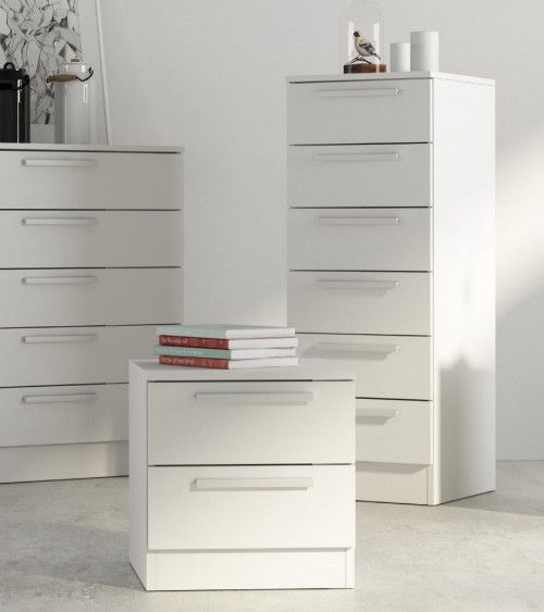 Sinfonier de 6 cajones CUBE - Cómoda alta moderna