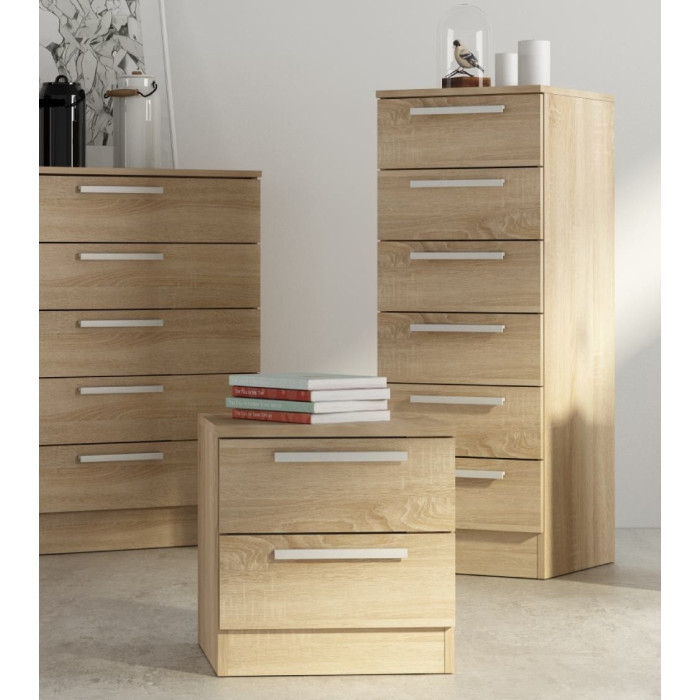 Sinfonier de 6 cajones CUBE - Cómoda alta moderna