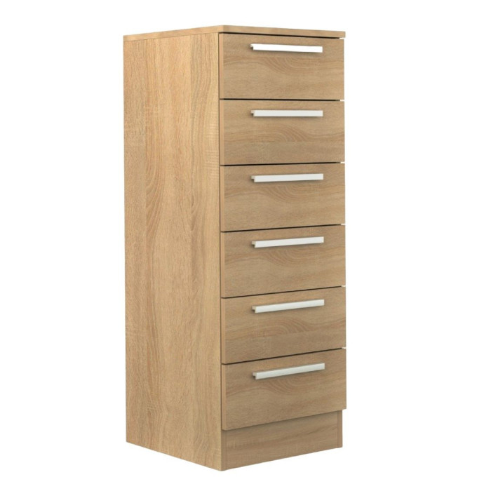 Sinfonier de 6 cajones CUBE - Cómoda alta moderna