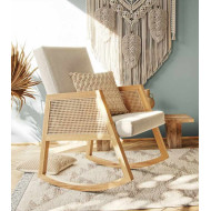 Butaca mecedora ratán SOFIA