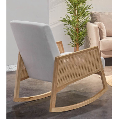 Butaca mecedora ratán SOFIA