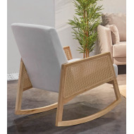 Butaca mecedora ratán SOFIA