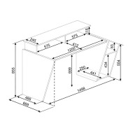 Mesa escritorio gaming profesional TOUMA