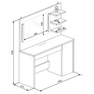 Tocador con espejo GRACE