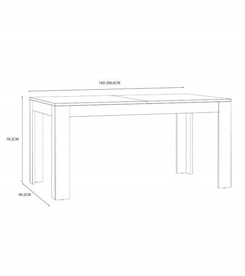 Mesa comedor extensible ODIN