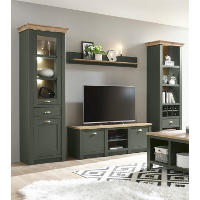 Vitrina alta rústica MIDDLETON