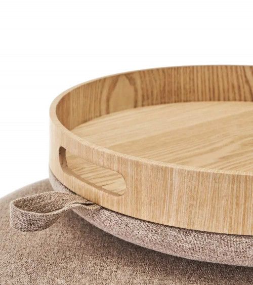 Pack 2 puffs decorativos con arcón ANIA | Cambia Tus Muebles