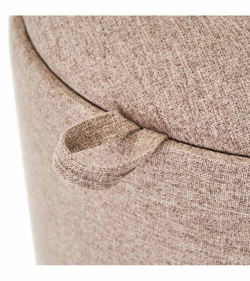 Pack 2 puffs decorativos con arcón ANIA | Cambia Tus Muebles