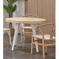 Mesa redonda fija industrial SKADI