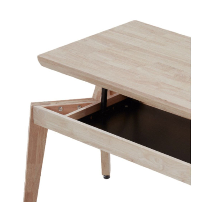 Mesa centro elevable de madera GALIA