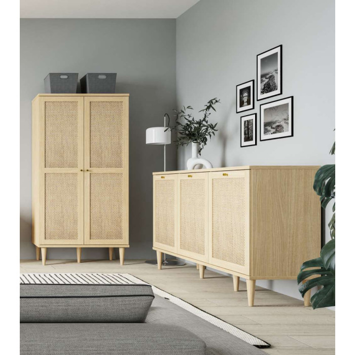 Mueble aparador de ratán DEKA