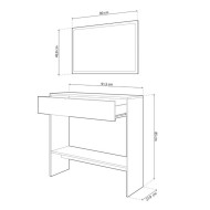 Recibidor con espejo DARCY