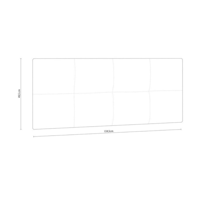 Cabecero de cama polipiel WADE