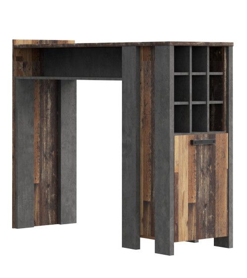 Mueble bar con barra HARALD