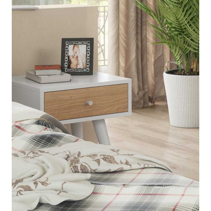 Mesita de noche 1 cajón LEAH