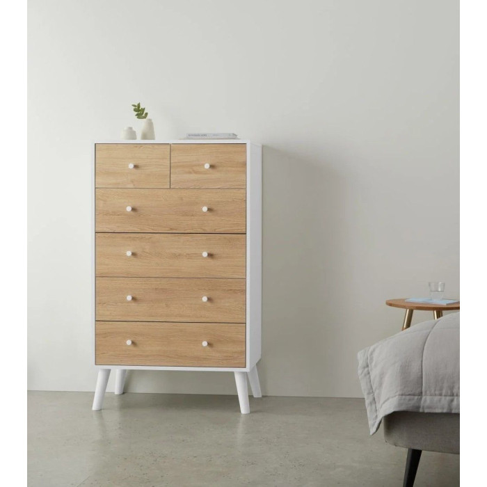 Sinfonier dormitoiro 6 cajones LEAH