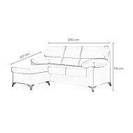 Sofá Chaise Longue reversible HILTON