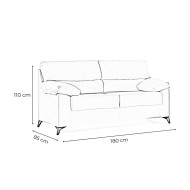 Sofá 2-3 plazas HILTON