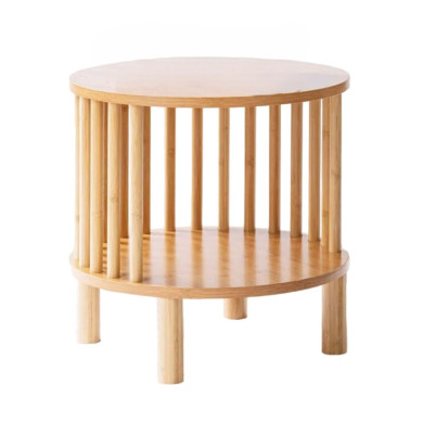 Mesita auxiliar redonda boho BELLARY