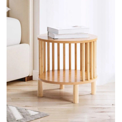 Mesita auxiliar redonda boho BELLARY