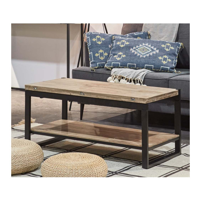 Mesa centro elevable extensible KARL | Cambia Tus Muebles