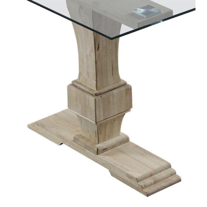 Mesa de comedor de cristal VICTORIA