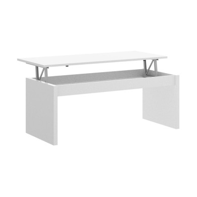 mesa cafe, blanco, roble, centro, elevable, salon, barato, economico,